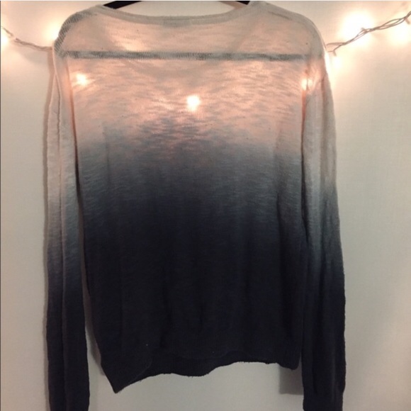 Forever 21 Blue and White Ombré Sweater - Picture 2 of 3